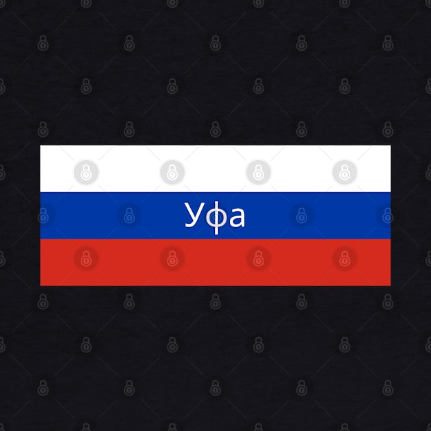 Ufa City in Russian Flag by aybe7elf